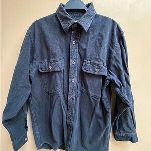 Men's Navy Casual Shirt Jacket